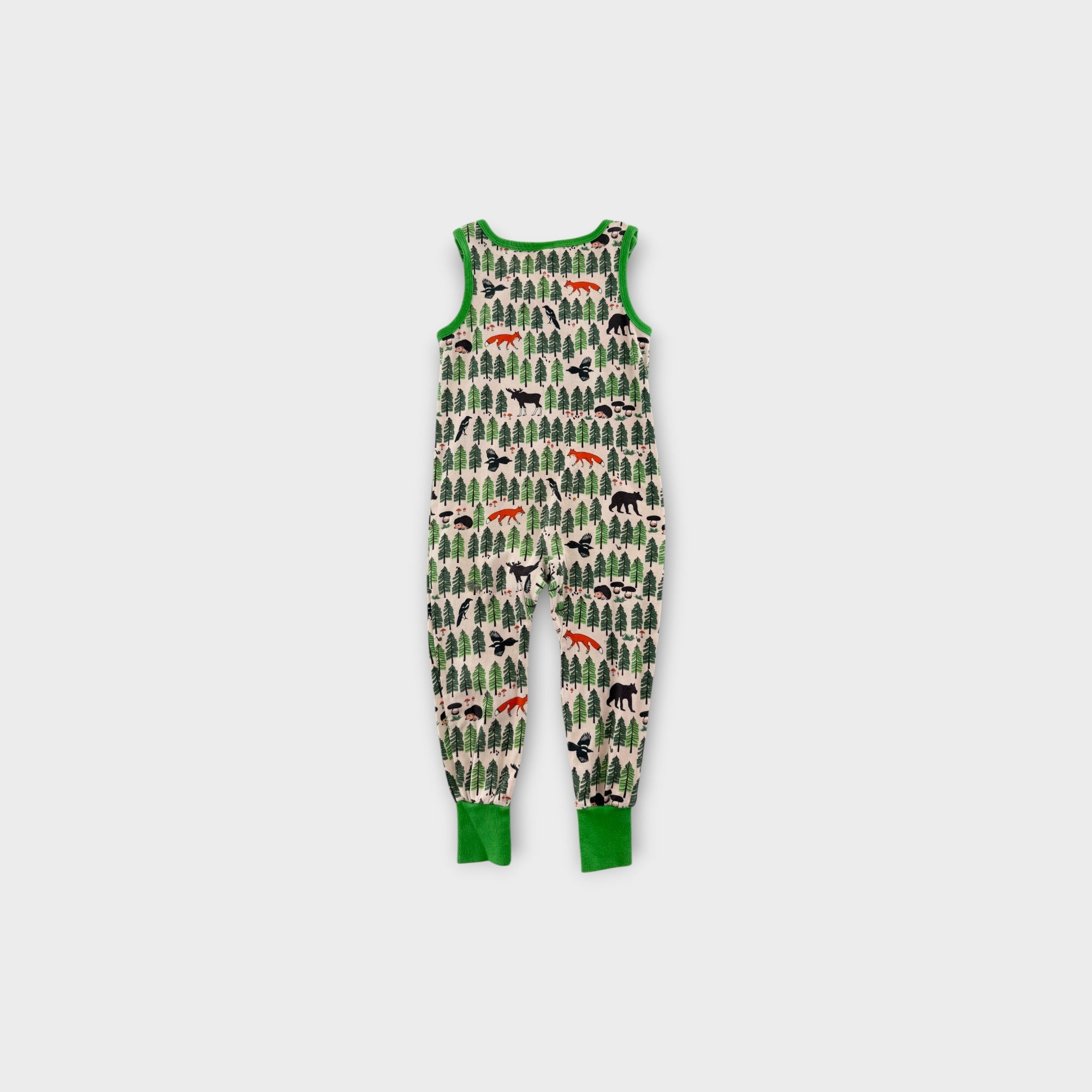 Duns Sweden Hedgehog Print Jumpsuit, Size 3