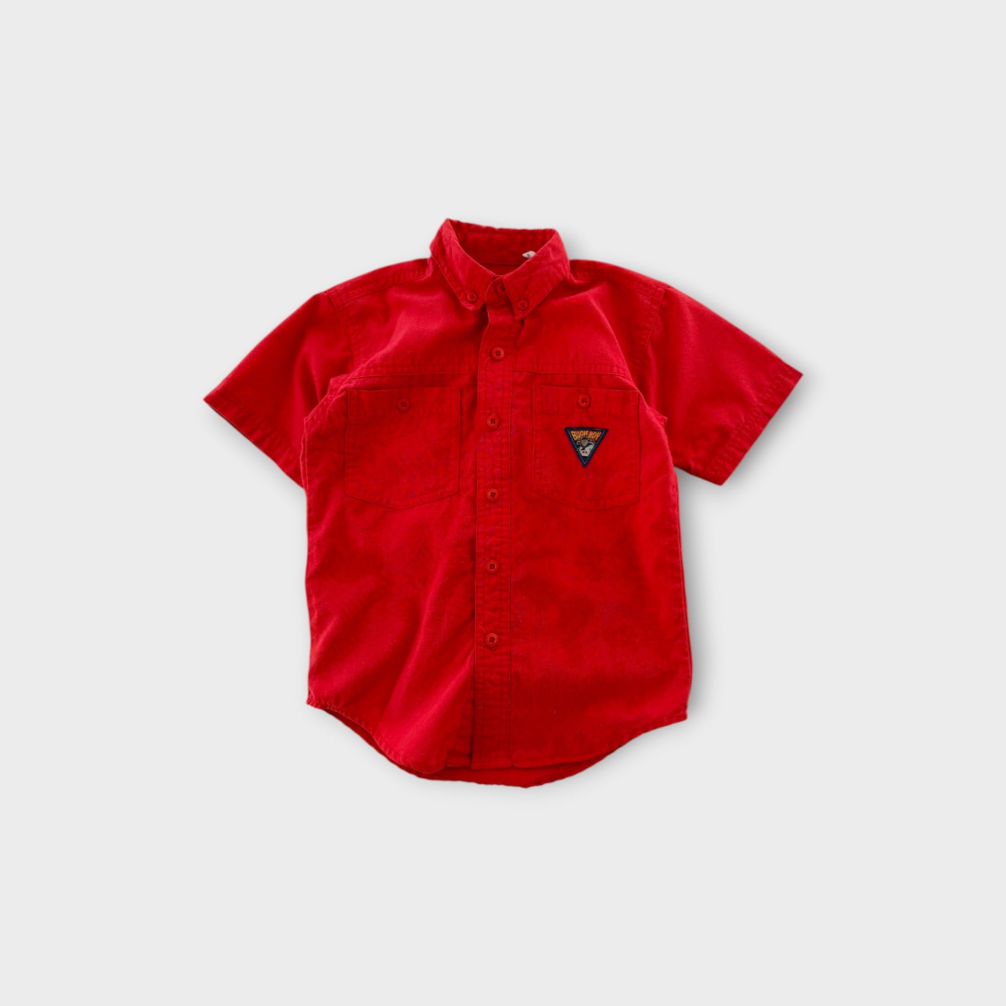 Vintage Bugle Boy Red Shirt, Size 5
