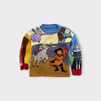 Handmade Shrek Knit Jumper, Size 4
