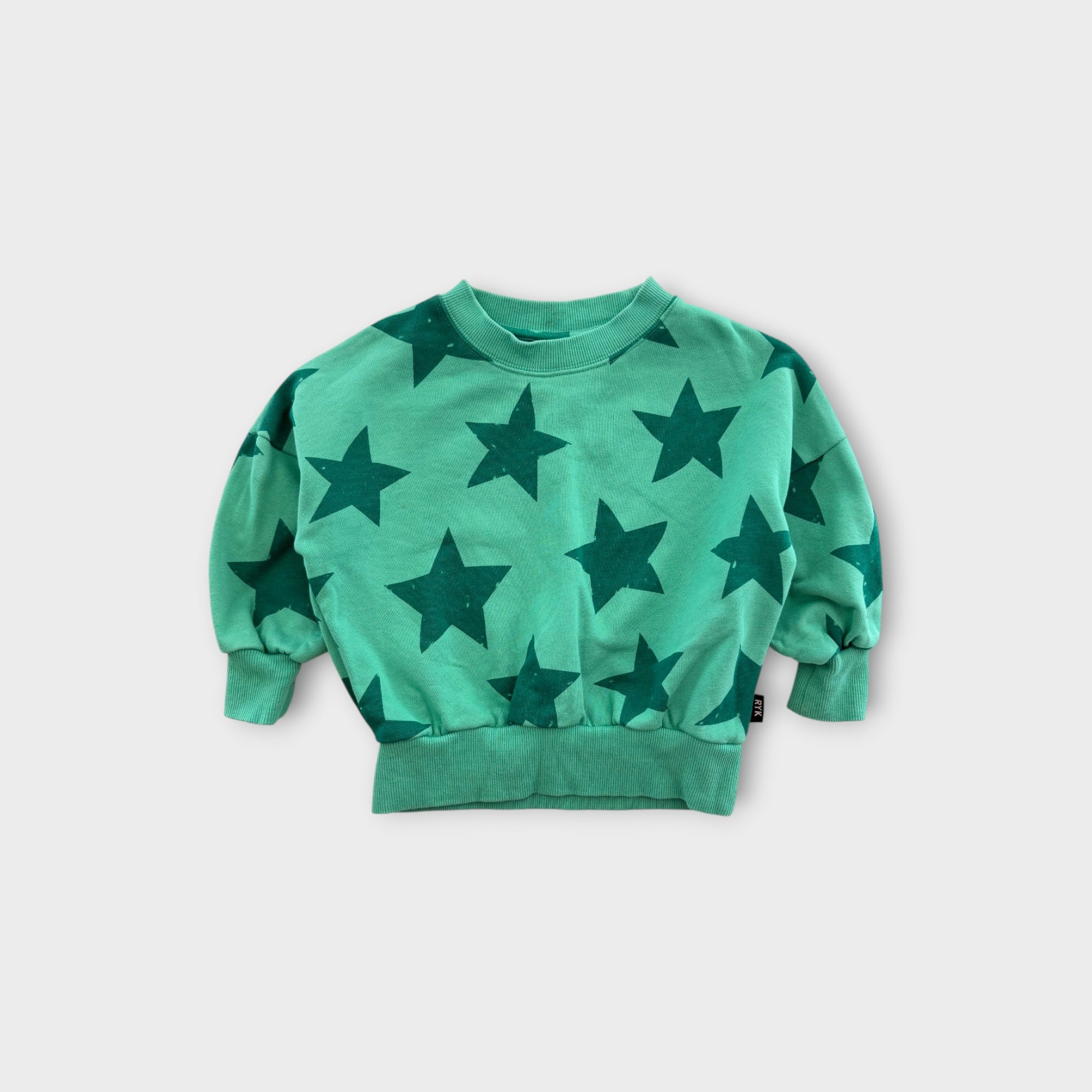Rock Your Kid Green Stars Tracksuit Set, Size 3
