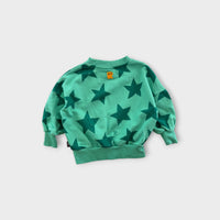 Rock Your Kid Green Stars Tracksuit Set, Size 3