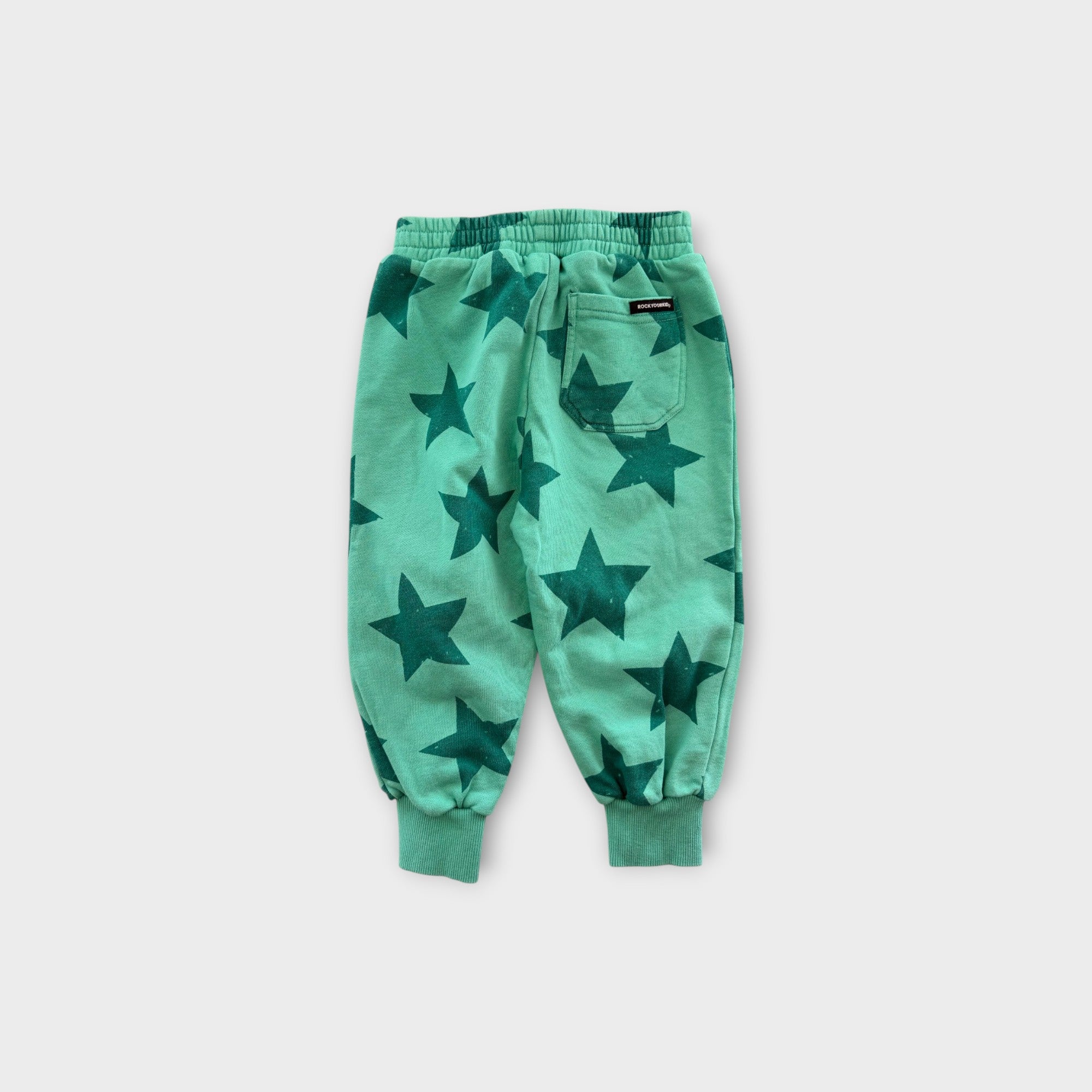 Rock Your Kid Green Stars Tracksuit Set, Size 3