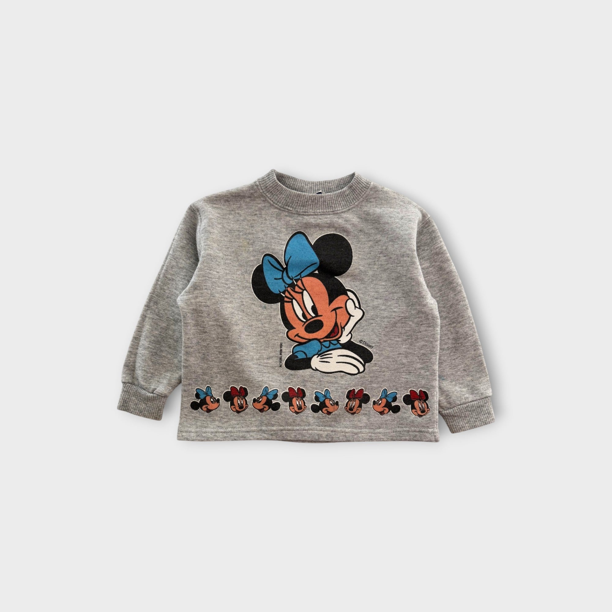 Retro Minnie Mouse Pullover, Size 2