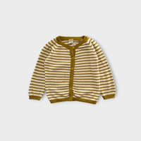 Nature Baby Striped Knit Cardigan, Size 2