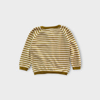Nature Baby Striped Knit Cardigan, Size 2