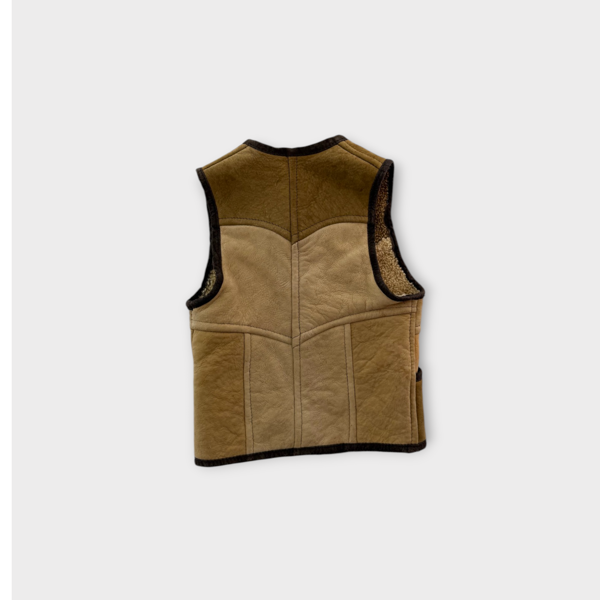Patchwork Lambskin Vest, Size 1