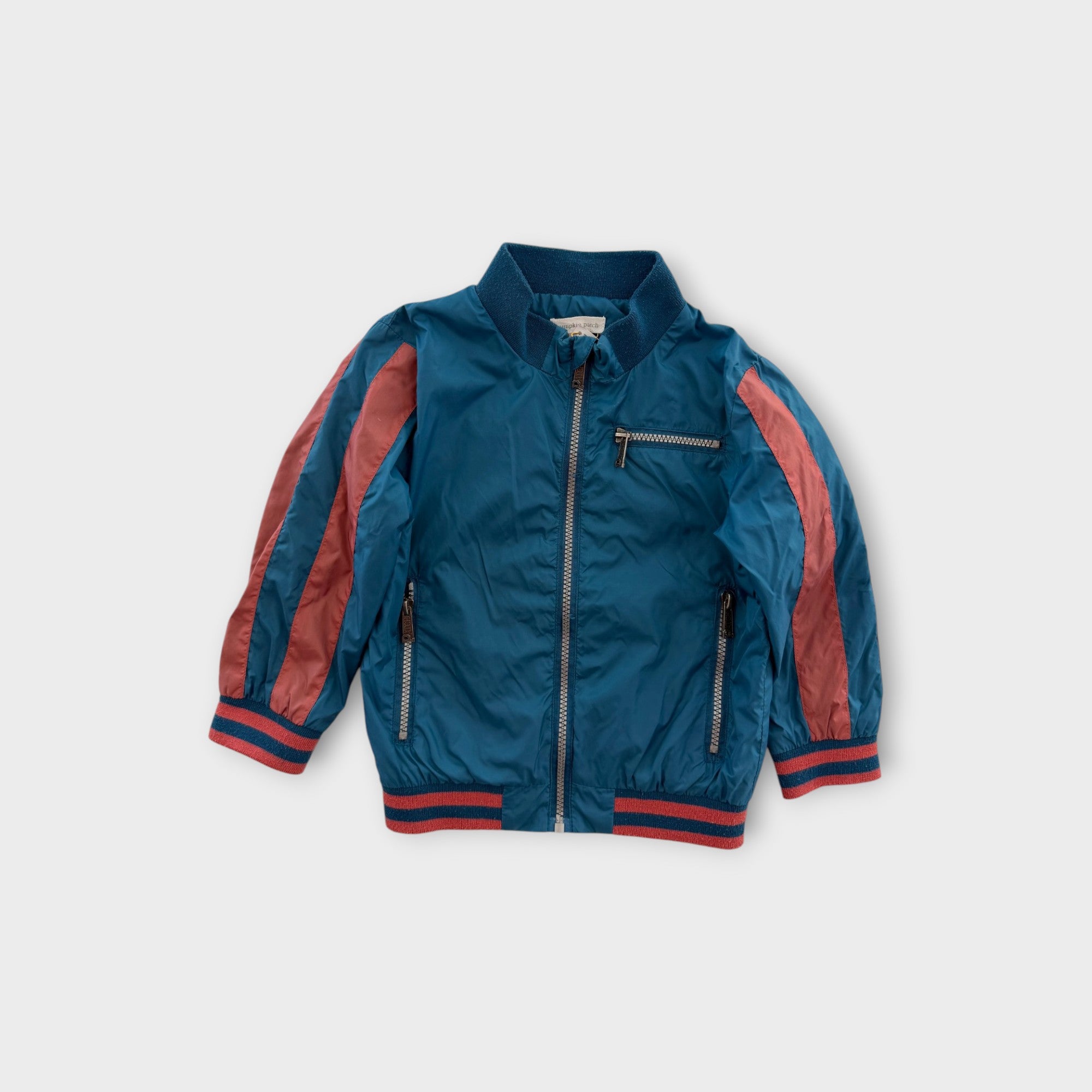 Pumpkin Patch Two-Tone Windbreaker Jacket, Size 3
