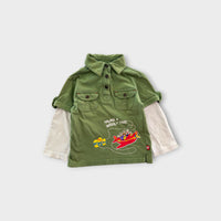 Retro The Wiggles Layered Top, Size 3