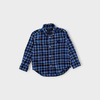 RL Blue Plaid Shirt, Size 2