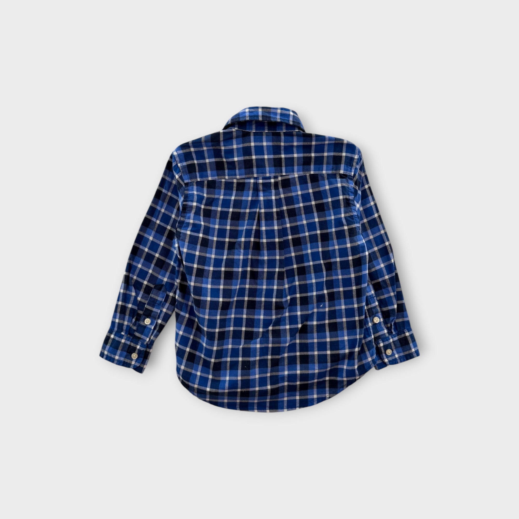 RL Blue Plaid Shirt, Size 2