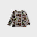 Rock Your Kid Rock & Roll Animals Long Sleeve T-Shirt, Size 3