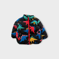 Rock Your Kid Dino Puffer Jacket, Size 3
