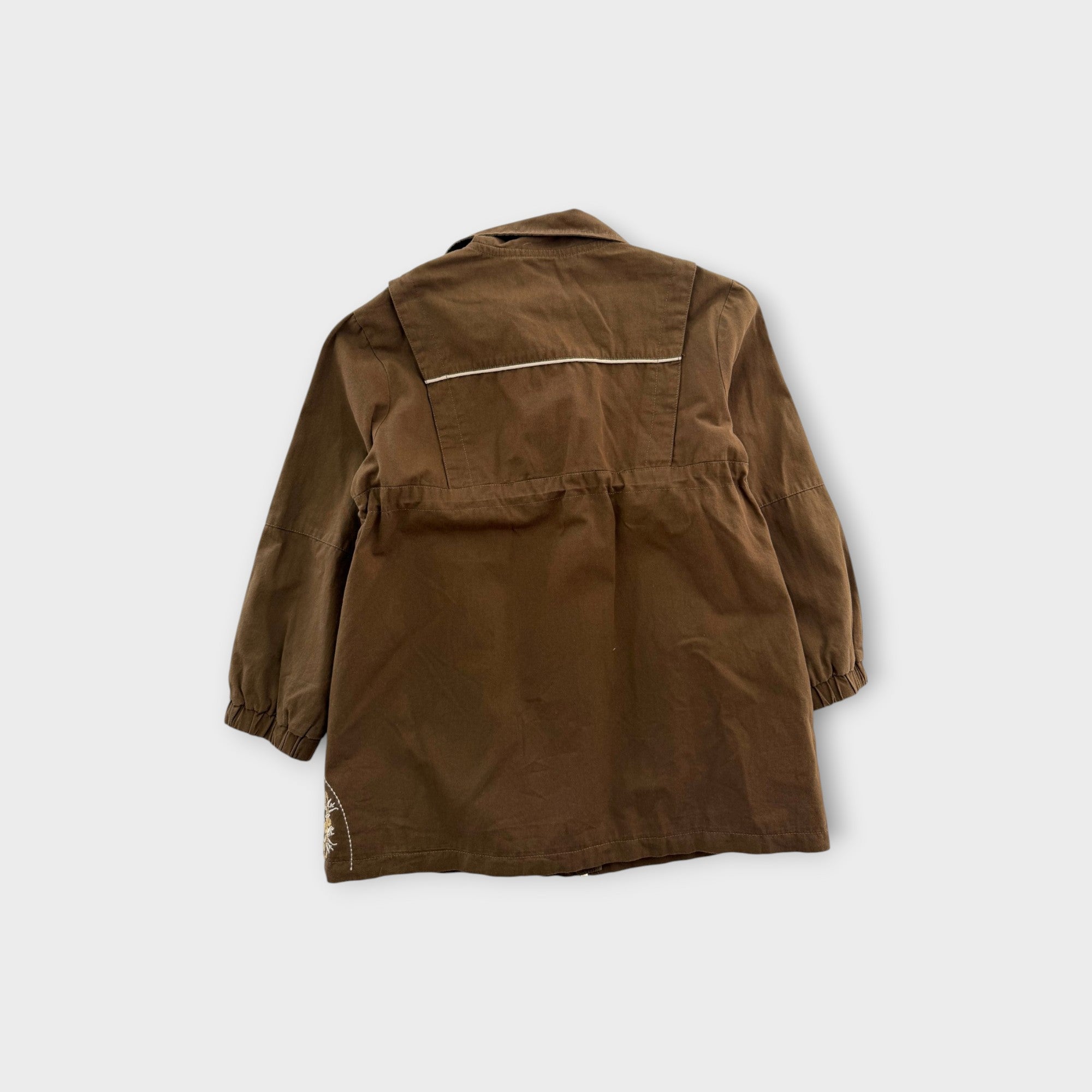 Brown Mac Style Jacket, Size 8-9