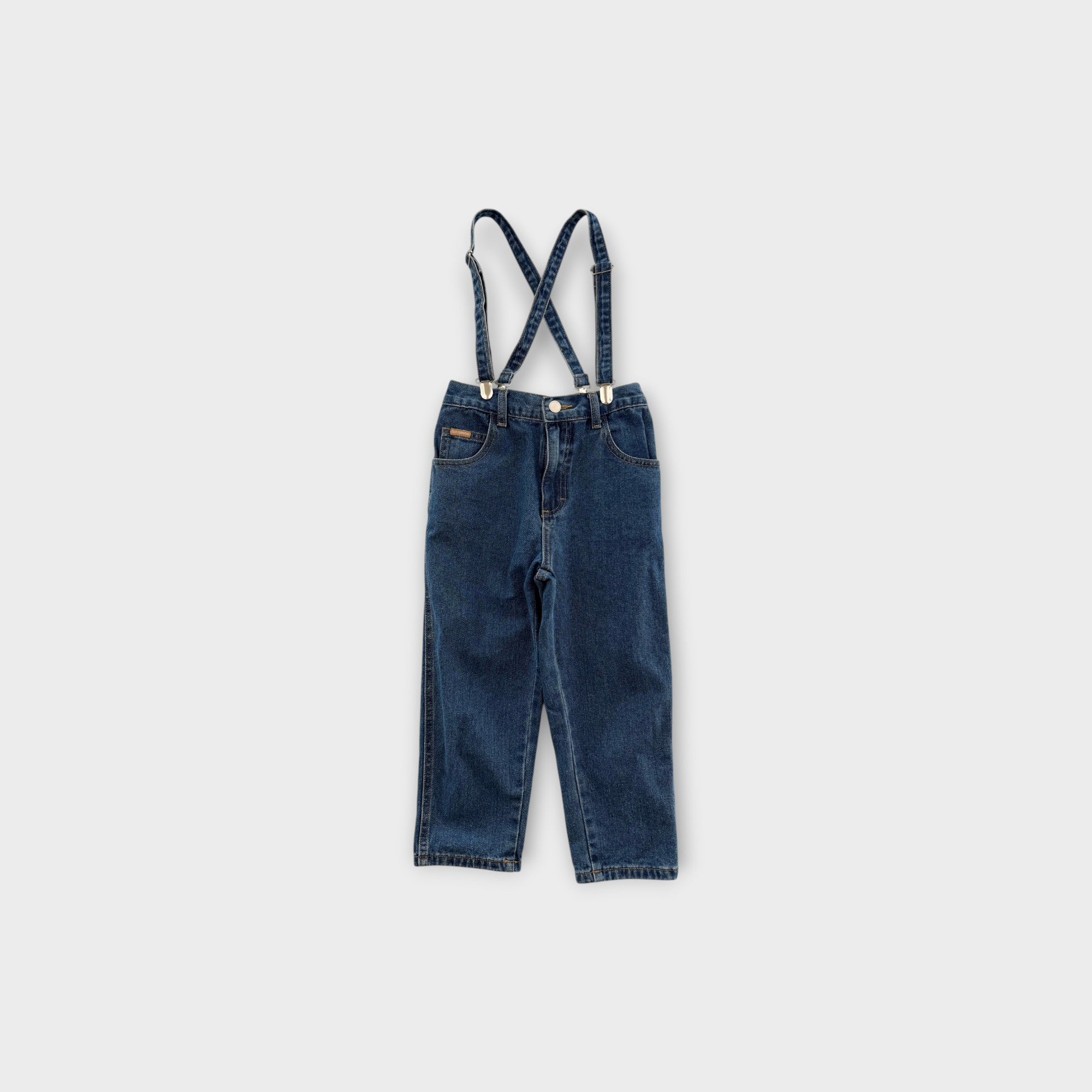 Twin Collective Suspender Jeans, Size 6