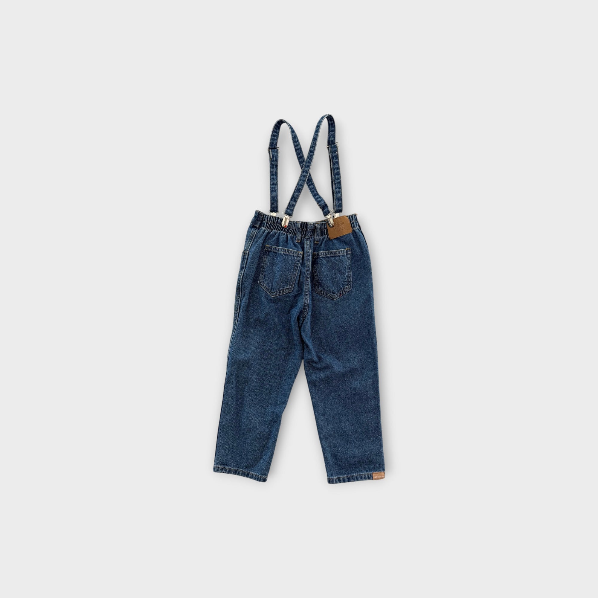 Twin Collective Suspender Jeans, Size 6