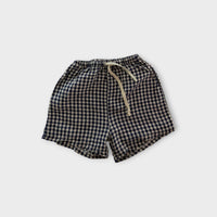 Kindly Gingham Shorts, Size 7-8