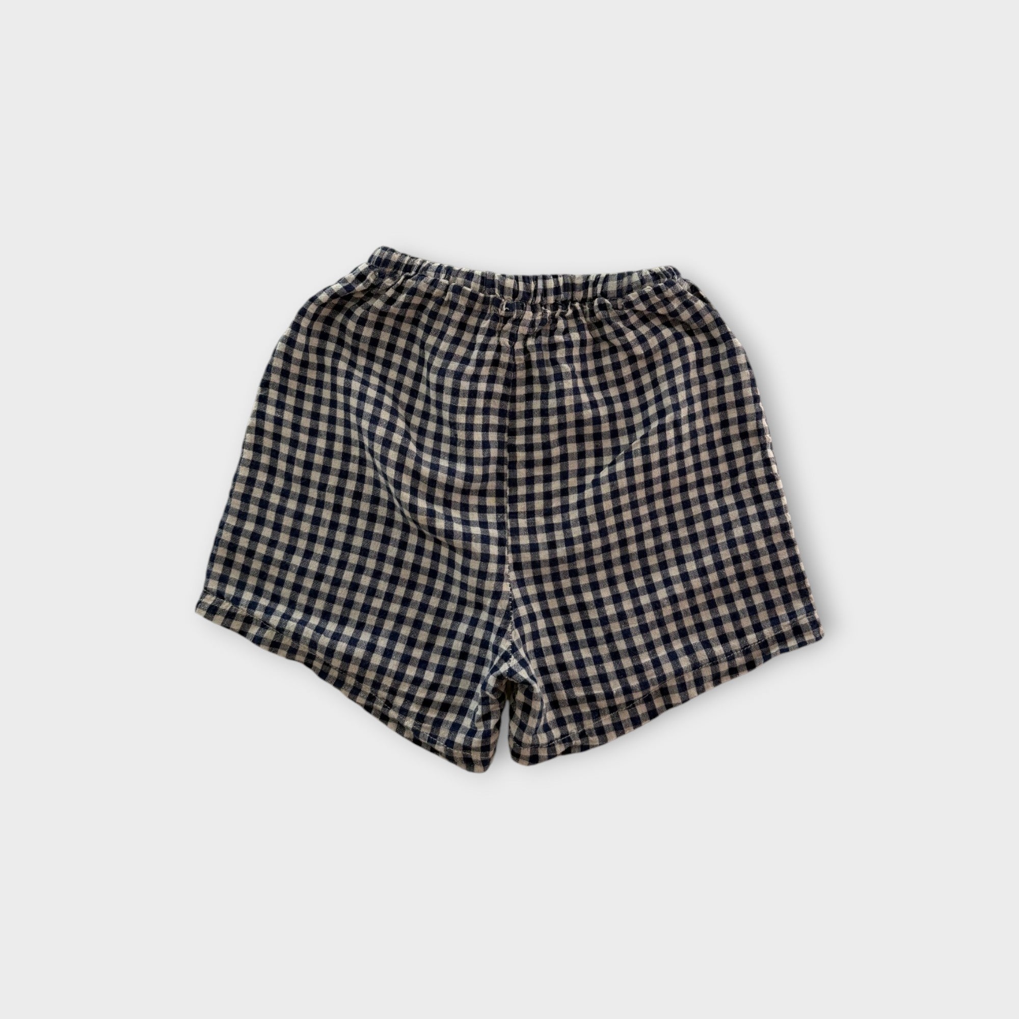 Kindly Gingham Shorts, Size 7-8
