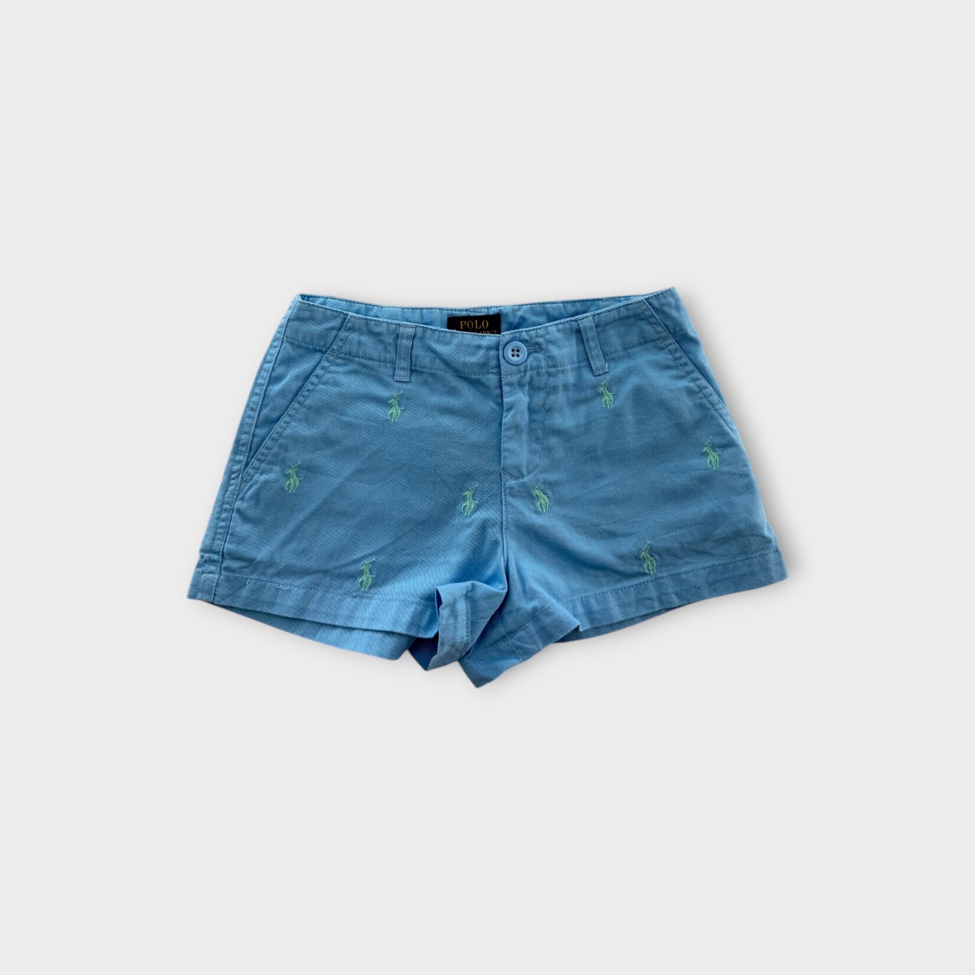 RL Polo Embroidered Shorts, Size 7