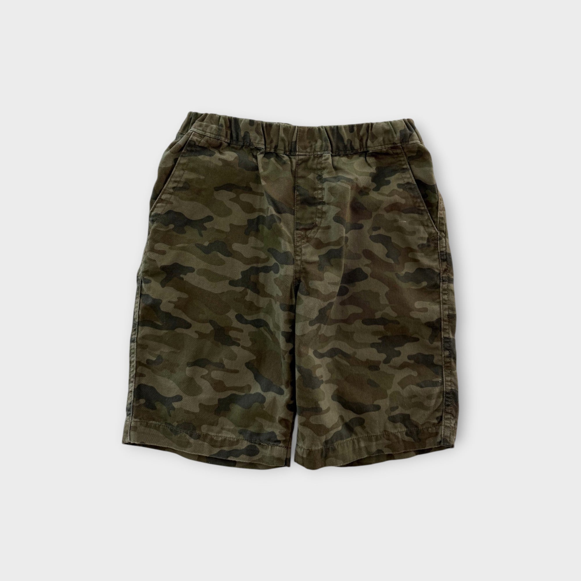 Camo Cotton Shorts, Size 5-6