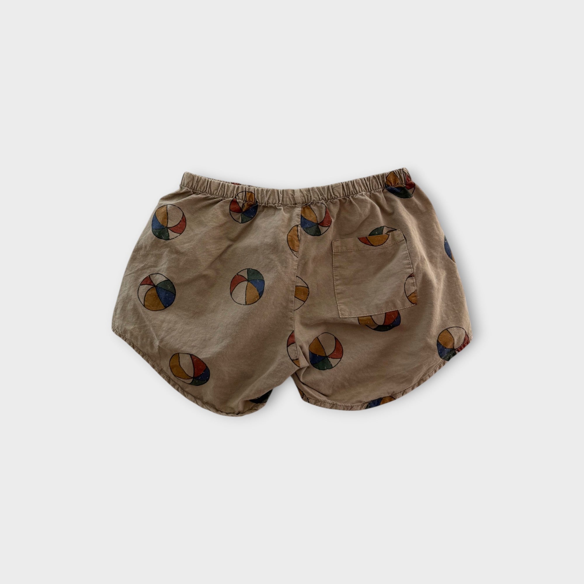Bobo Choses Beach Ball Shorts, Size 8