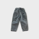 Denim Relaxed Pants, Size 18M
