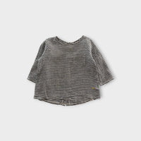 Goldie & Ace Stripe Linen Blouse, Size 3