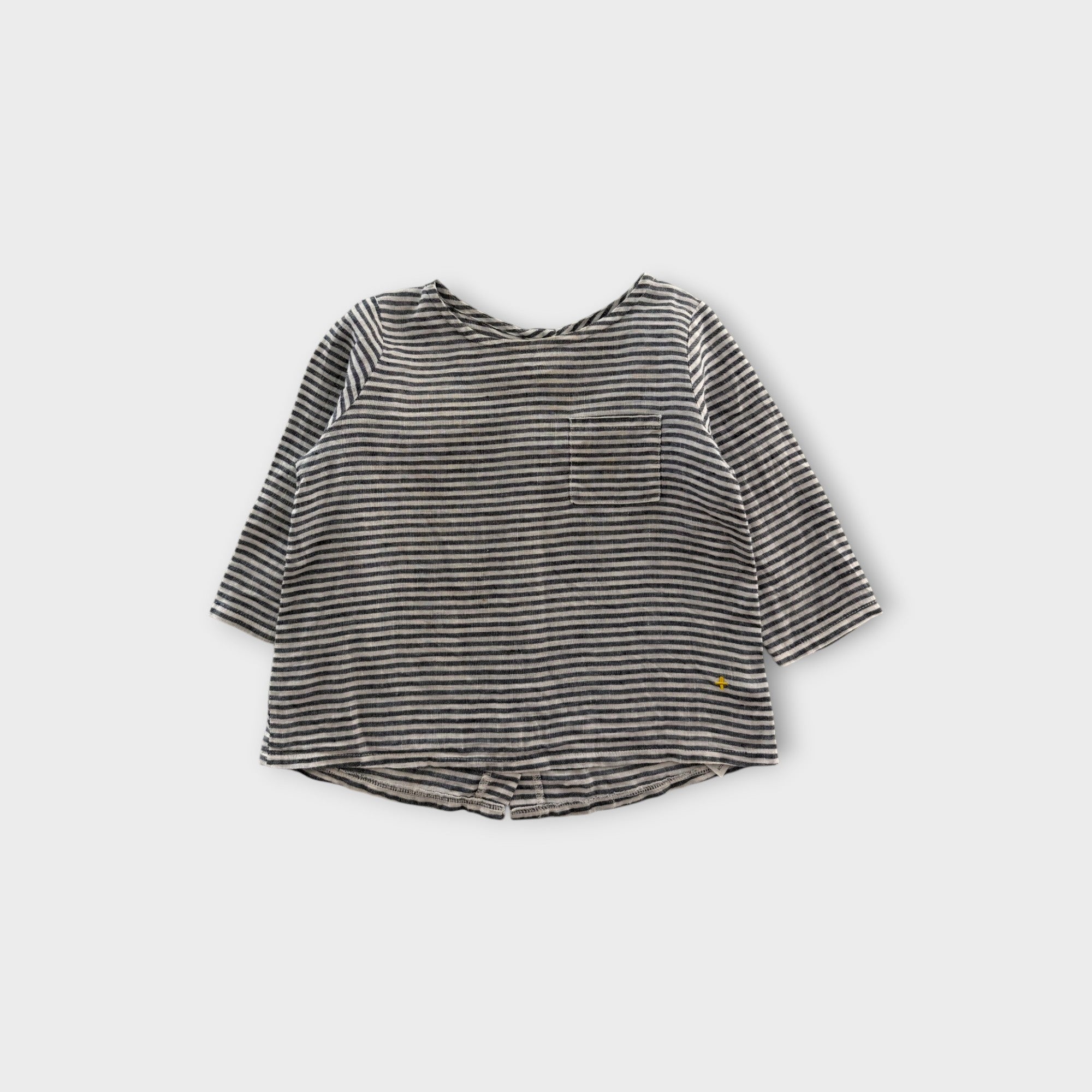 Goldie & Ace Stripe Linen Blouse, Size 3