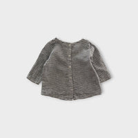 Goldie & Ace Stripe Linen Blouse, Size 3