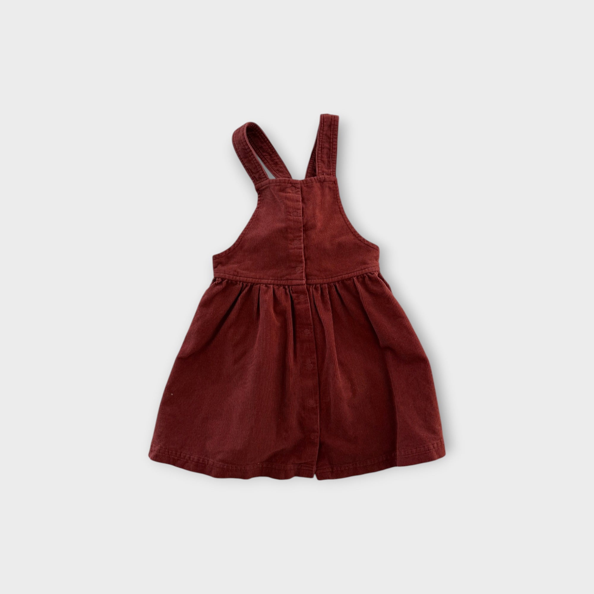 Nature Baby Corduroy Pinafore dress, Size 2