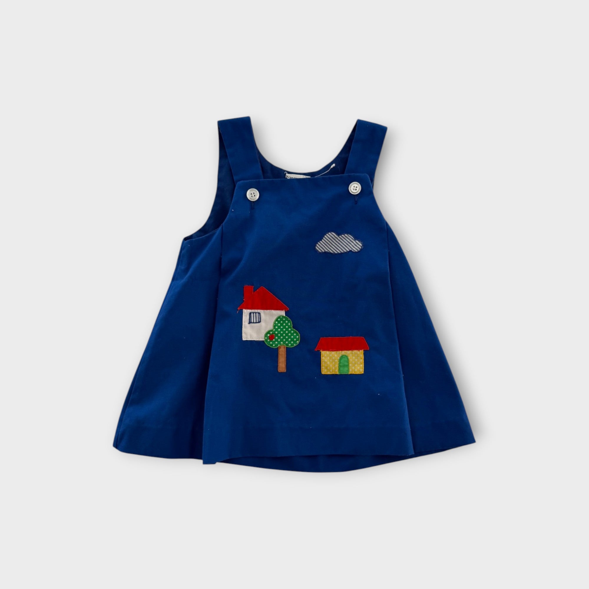 Vintage Embroidered Dress, Size 2