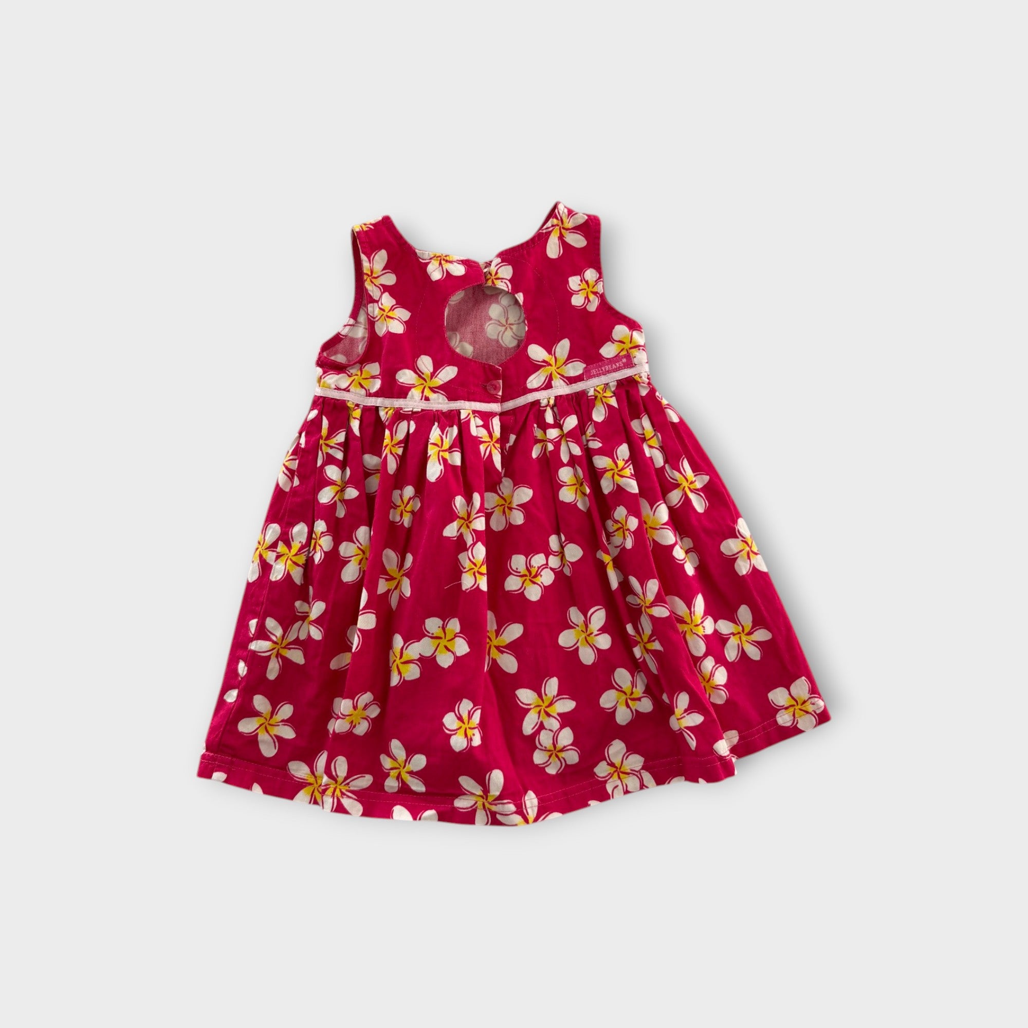Vintage Frangipani Dress, Size 2