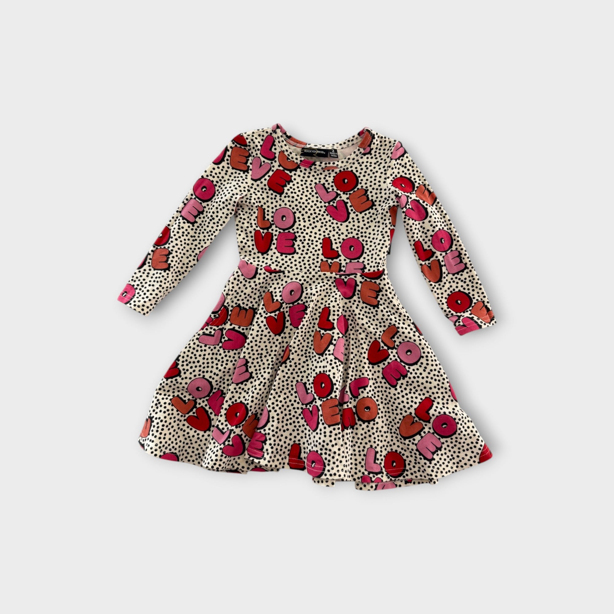 Rock Your Kid Love Dress, Size 2