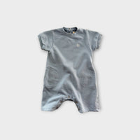 Bud. Blue Sweatsuit Romper, Size 2