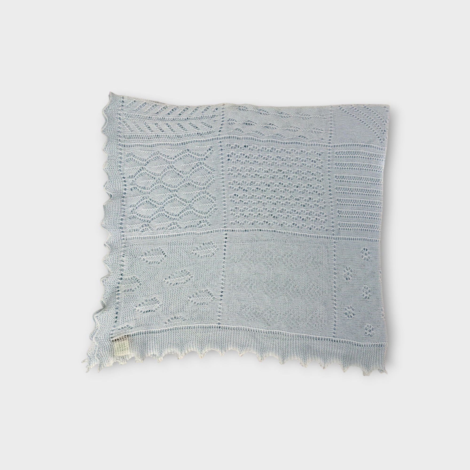 G.H Hunt & Son Blue Heritage Knit Baby Wrap