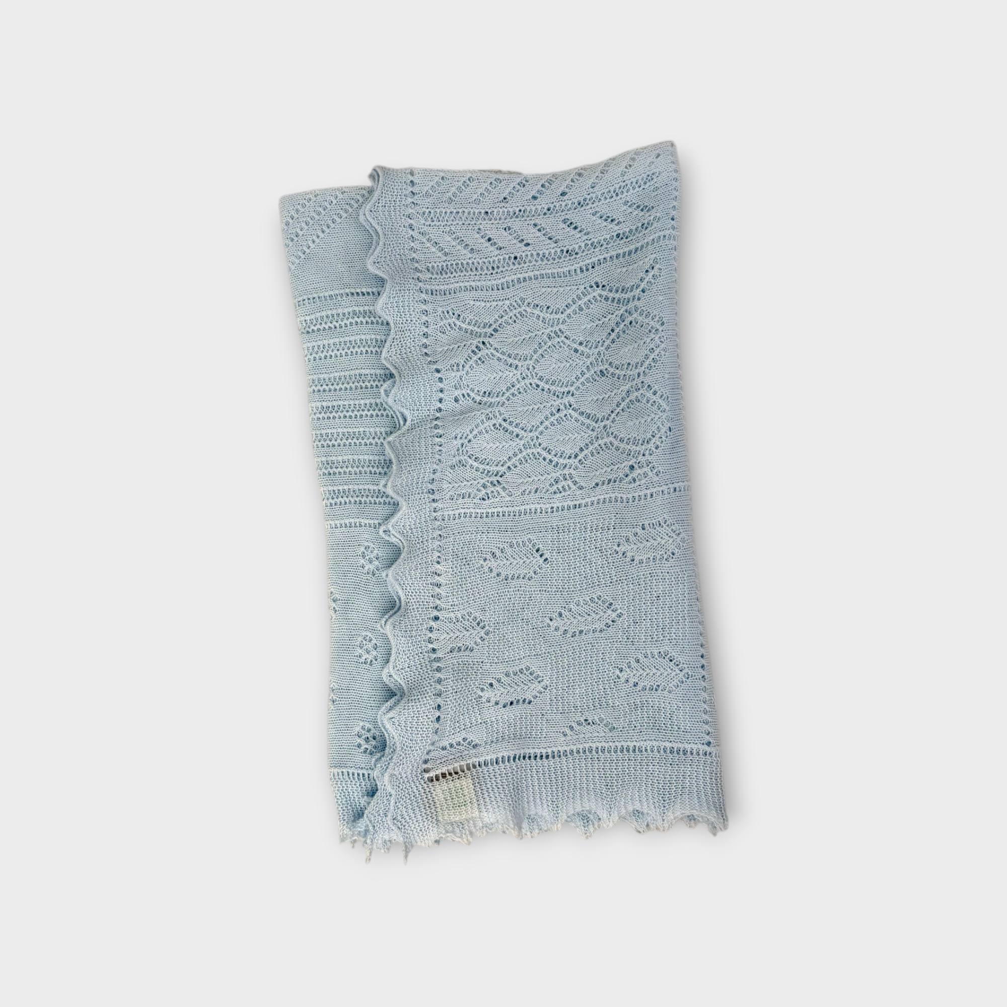 G.H Hunt & Son Blue Heritage Knit Baby Wrap