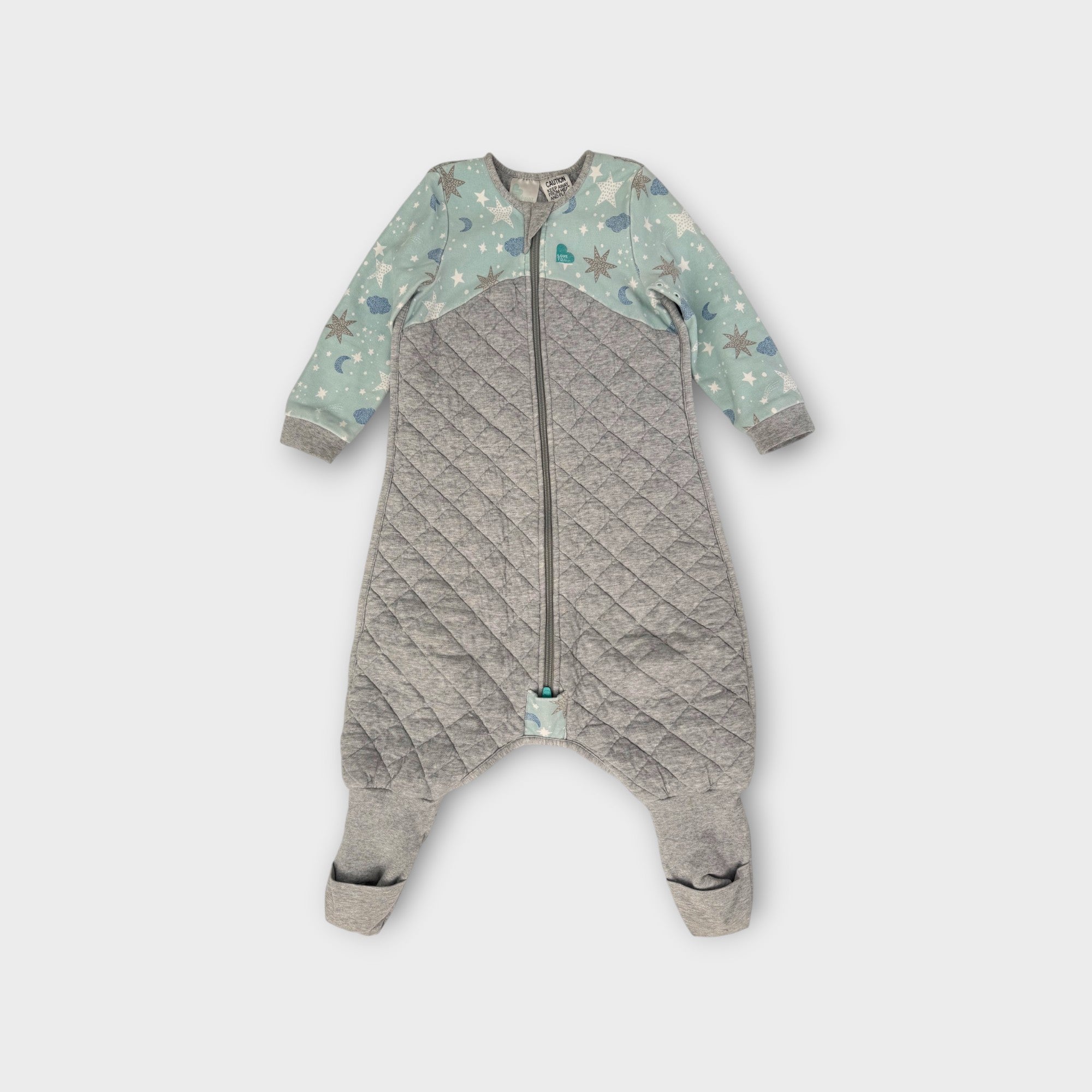 Love To Dream Blue Star 2.5 Tog Sleep Suit, Size 2