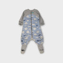 Love To Dream Blue Polar Bear 3.5 Tog Sleep Suit, Size 2