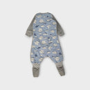 Love To Dream Blue Polar Bear 3.5 Tog Sleep Suit, Size 2