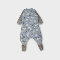Love To Dream Blue Polar Bear 3.5 Tog Sleep Suit, Size 2