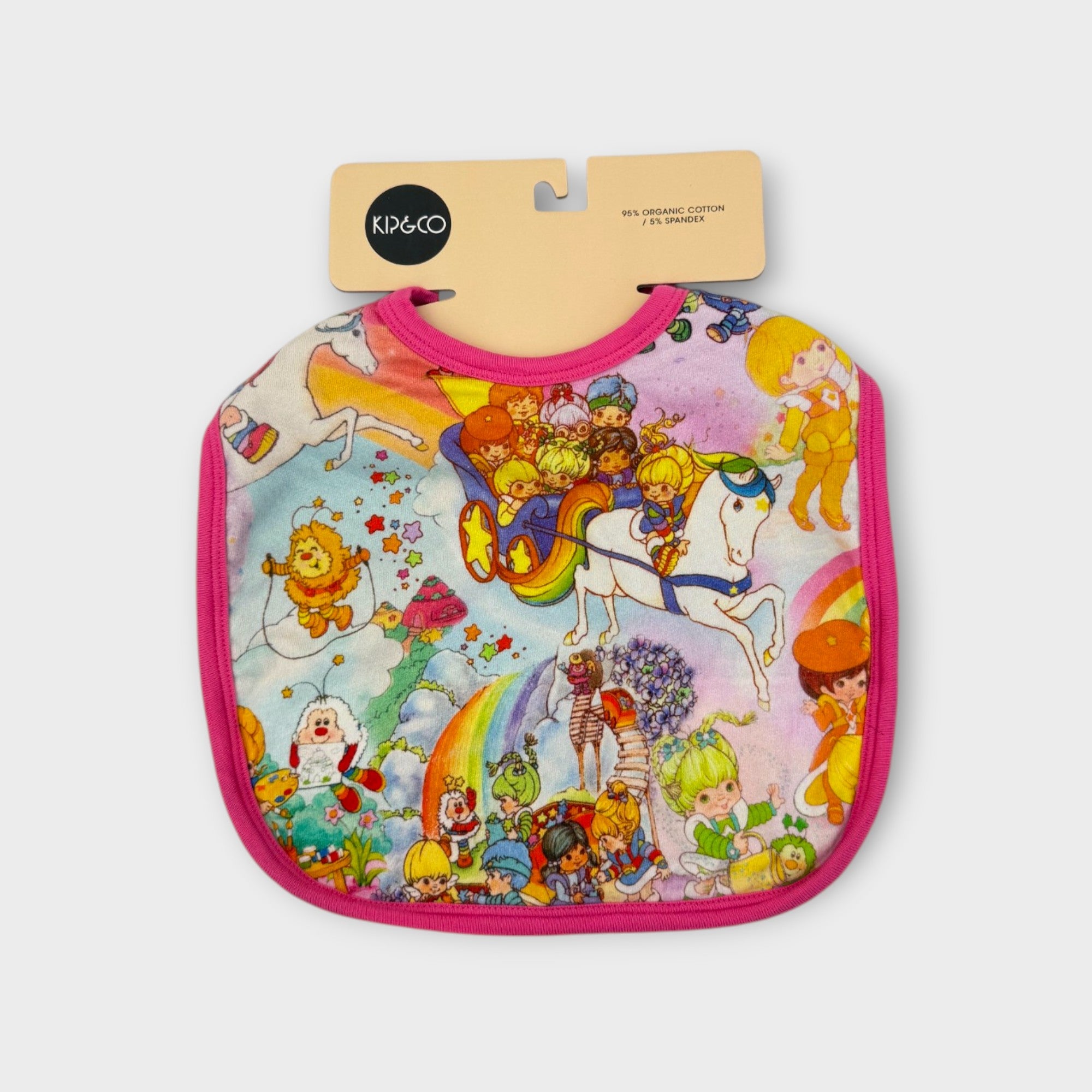 Kip & Co x Rainbow Brite Bib, Size 0-1
