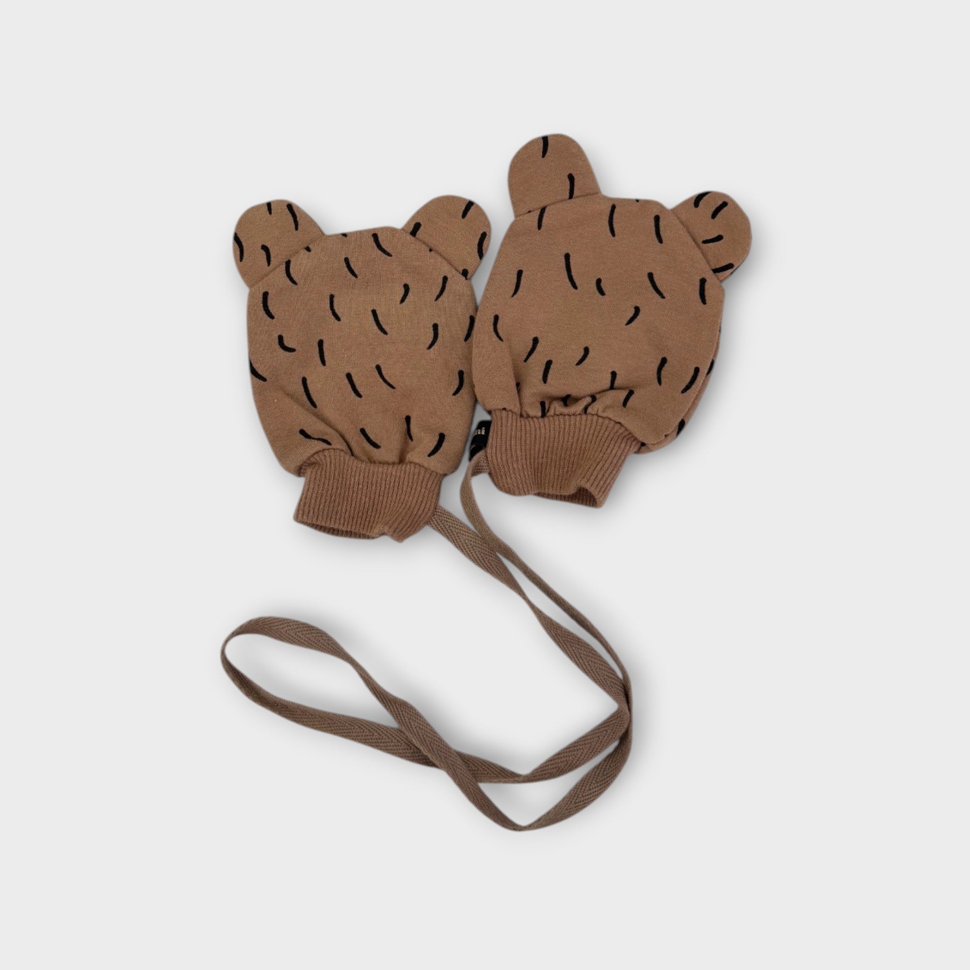 Mini Rodini Bear Mittens, Size 1-2