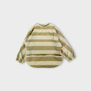 Done By Deer Stripe Messy Bib, Size 0-2
