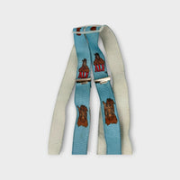 Vintage Blue Alf Suspenders, Size 2-3