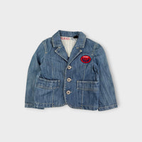 Vintage Guess Denim Blazer, Size 0