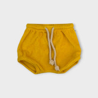 Nature Baby Yellow Terry Bloomers, Size 00