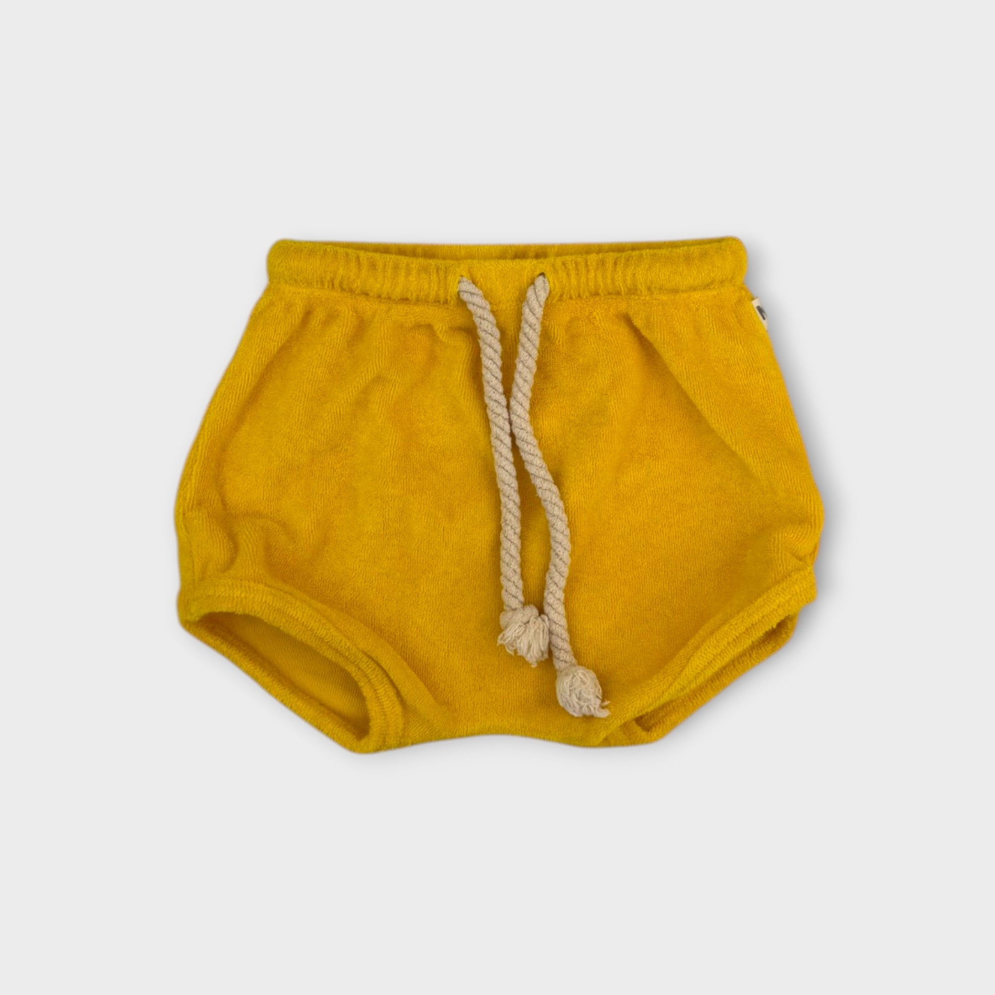 Nature Baby Yellow Terry Bloomers, Size 00