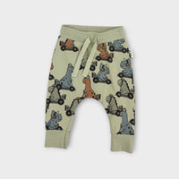 Hux Dino Print Track Pants, Size 00