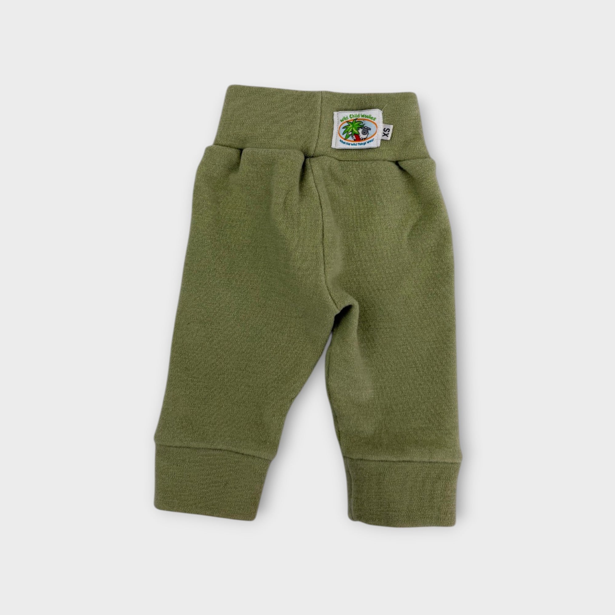 Sage Green Wool Leggings, Size 00