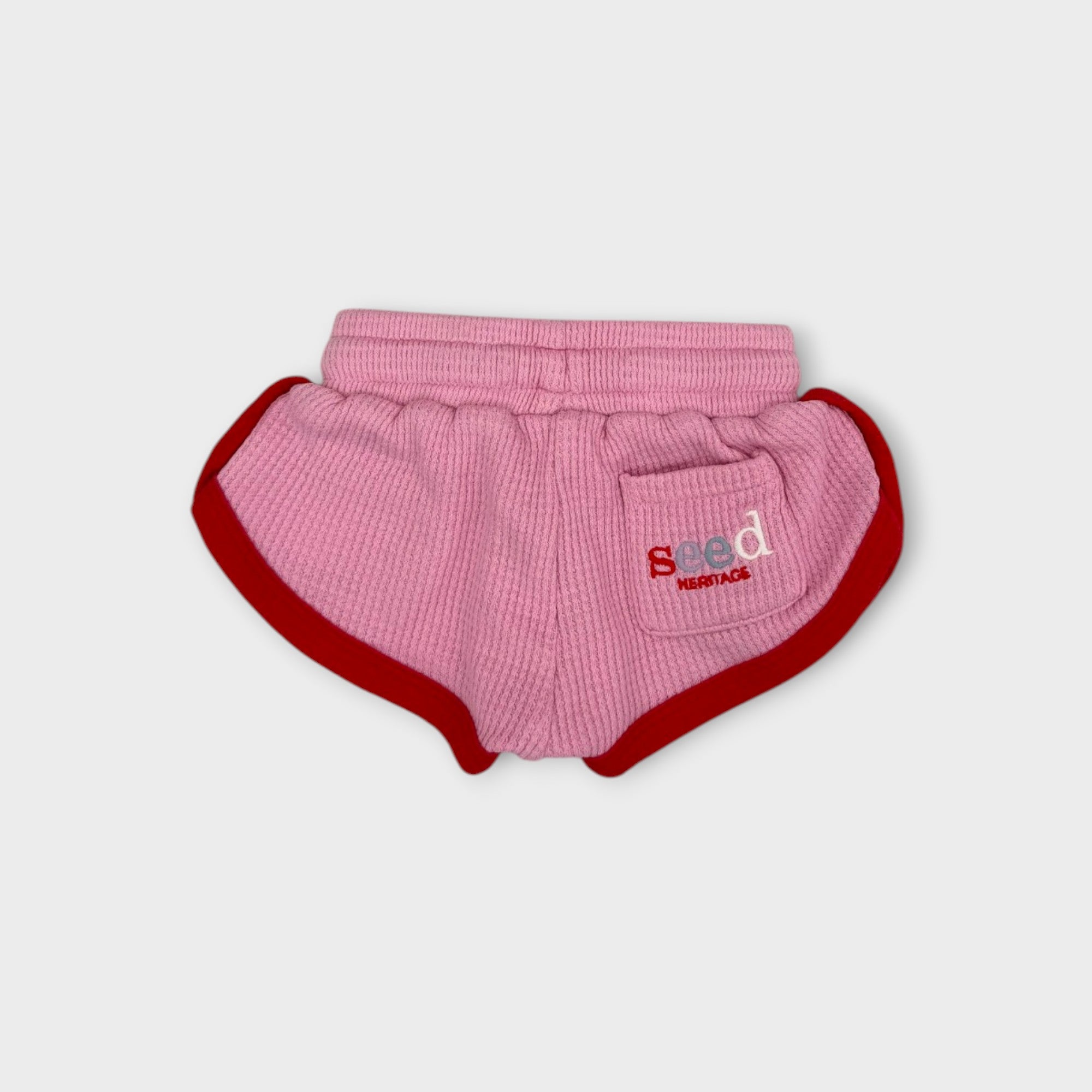Seed Heritage Pink Waffle Set, Size 000
