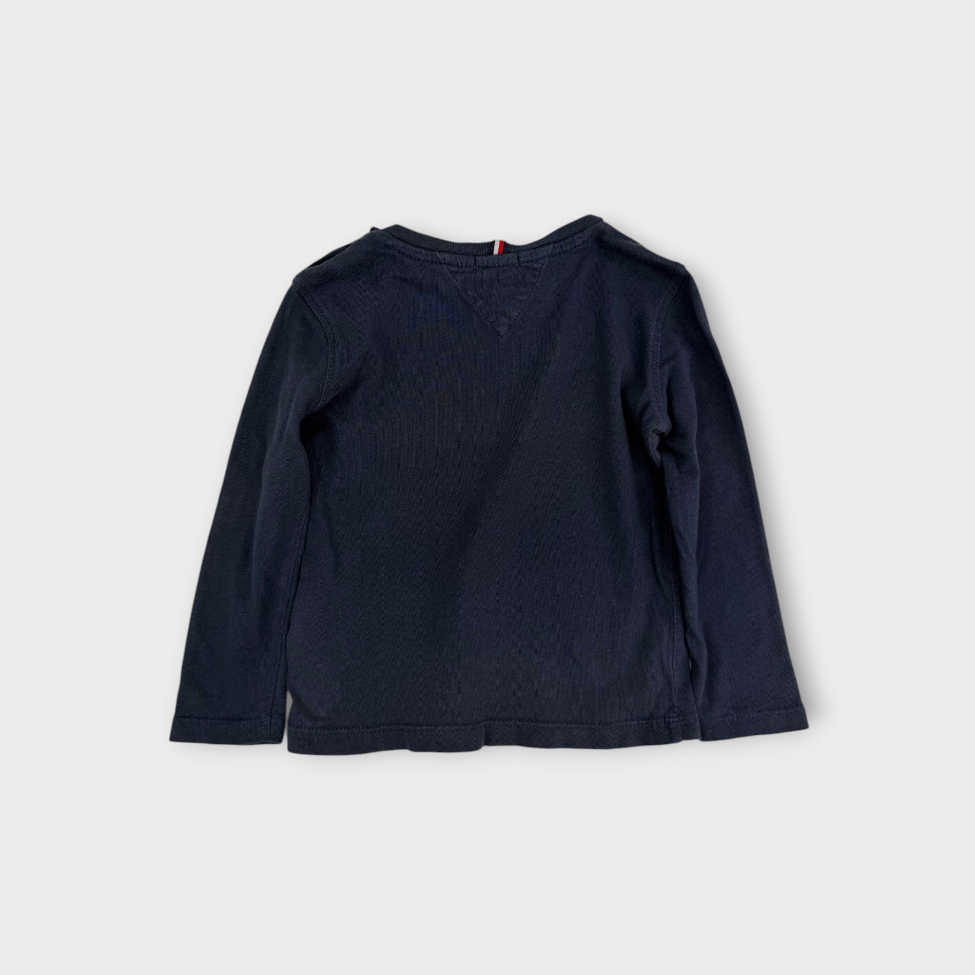 TH Navy Long-Sleeve T-Shirt, Size 18M